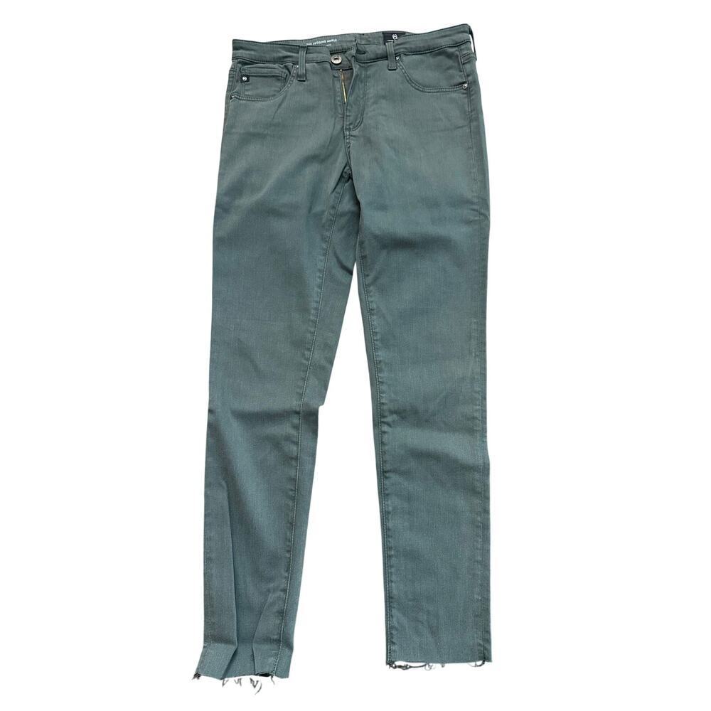 Adriano Goldschmied Jeans The Legging Super Skinny Ankle Green Size 29R